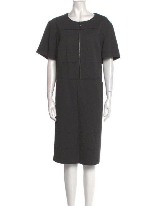 Lafayette 148 Crew Neck Knee-Length Dress