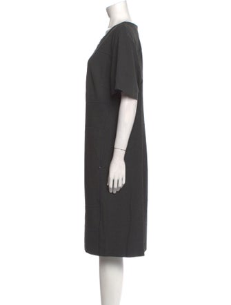 Lafayette 148 Crew Neck Knee-Length Dress