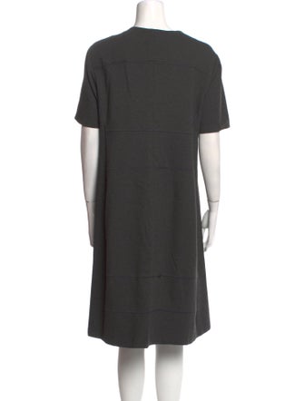 Lafayette 148 Crew Neck Knee-Length Dress
