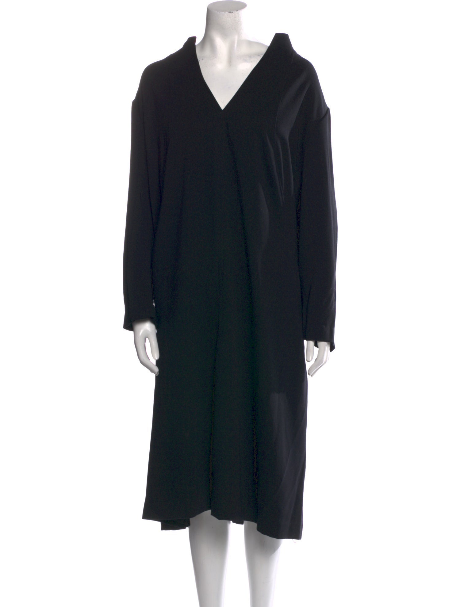 Lafayette 148 V-Neck Knee-Length Dress