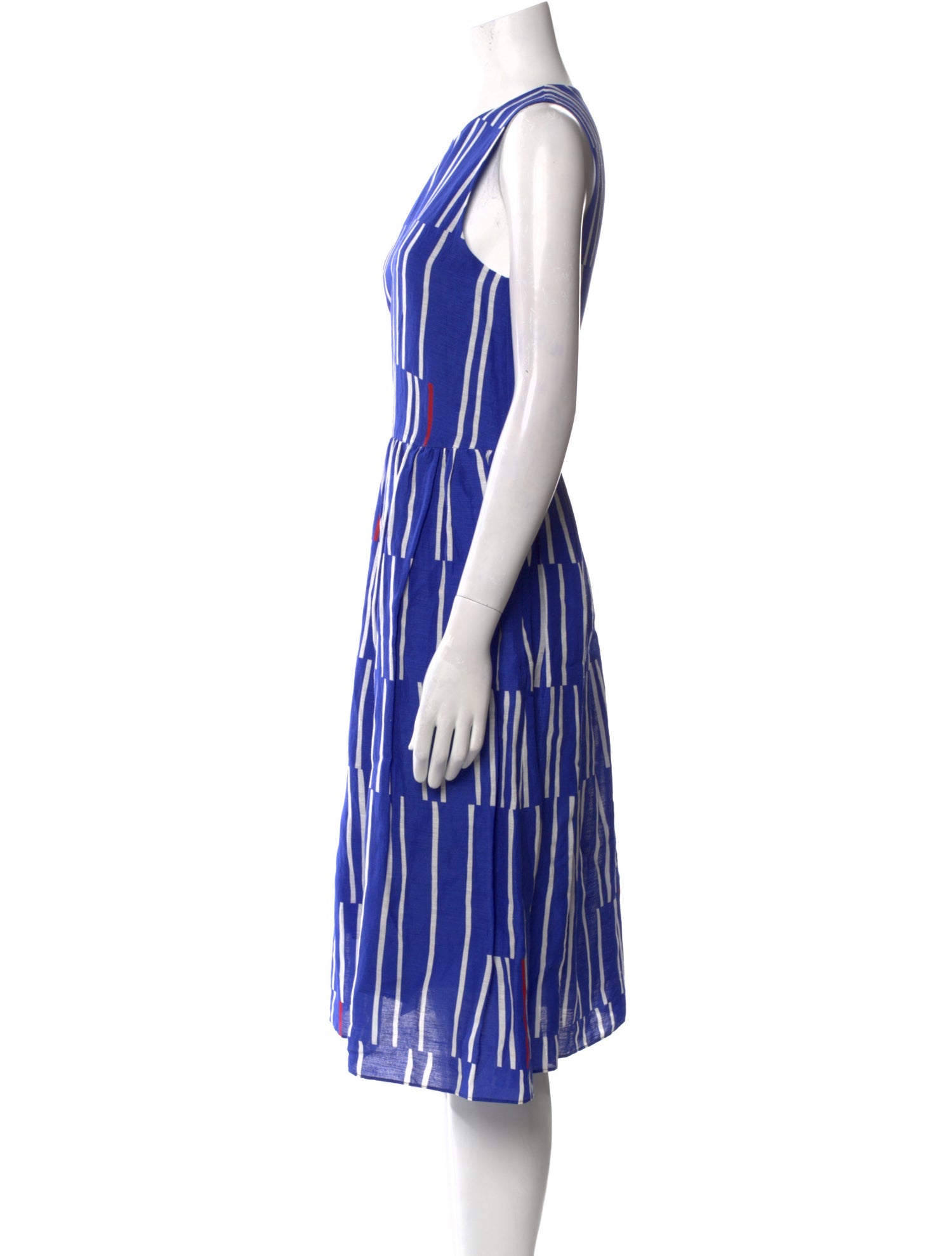 Lafayette 148 Linen Midi Length Dress