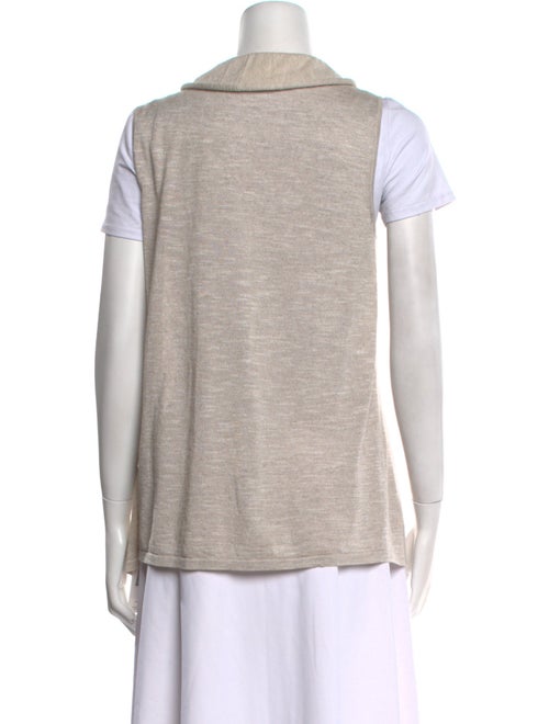 Lafayette 148 Linen Open Front Sweater