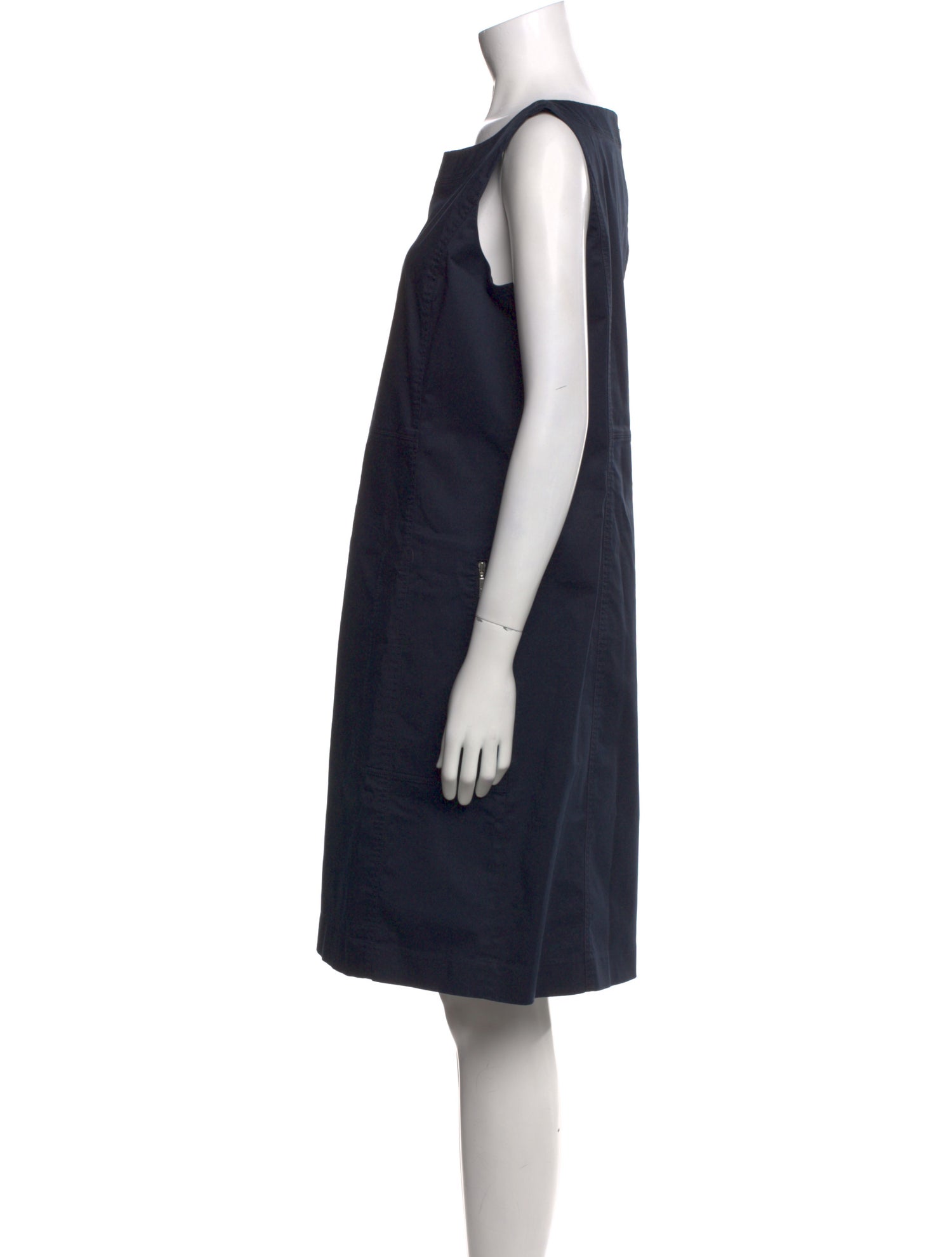 Lafayette 148 Bateau Neckline Knee-Length Dress