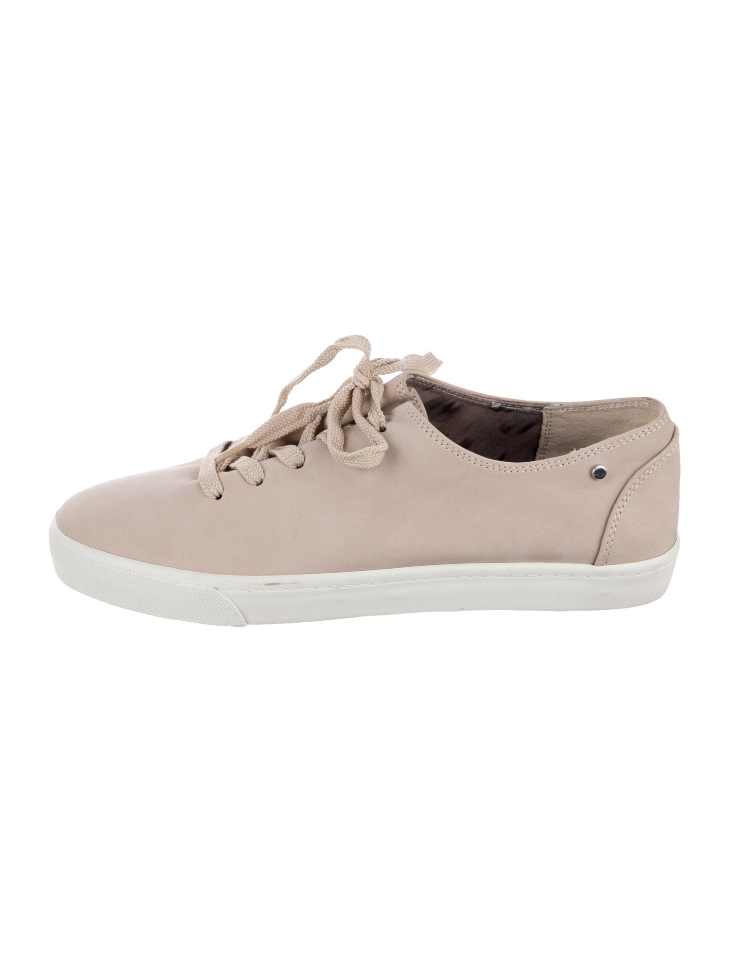 Lafayette 148 Suede Colorblock Pattern Sneakers