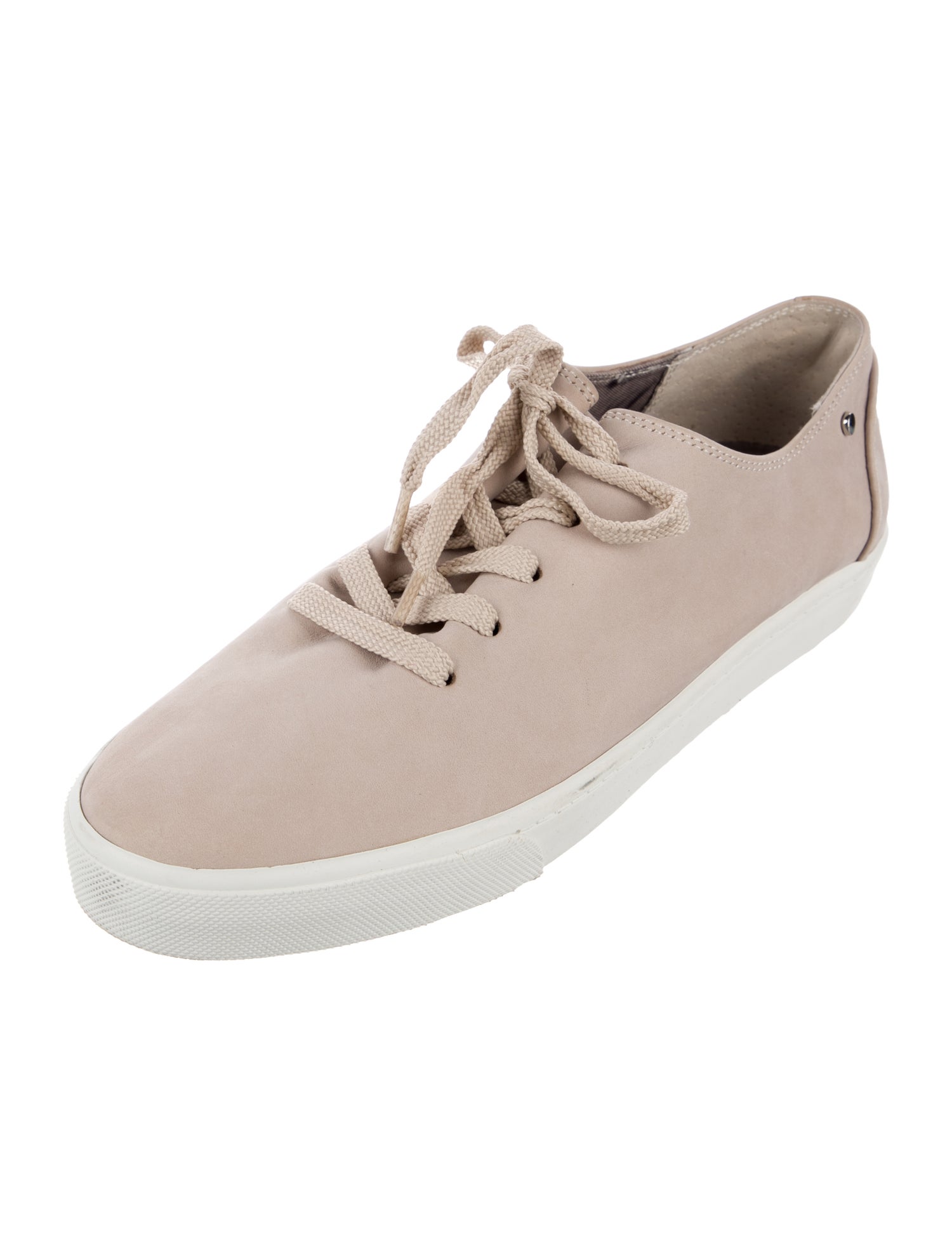 Lafayette 148 Suede Colorblock Pattern Sneakers