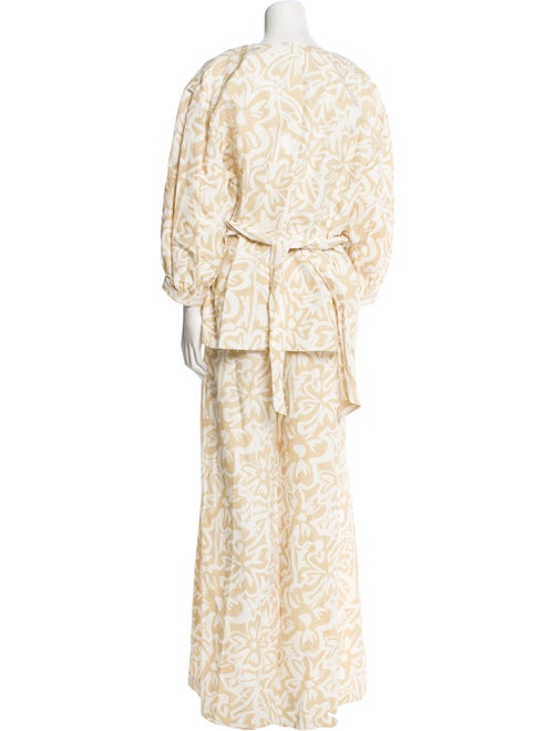 Lafayette 148 Silk Printed Pant Set