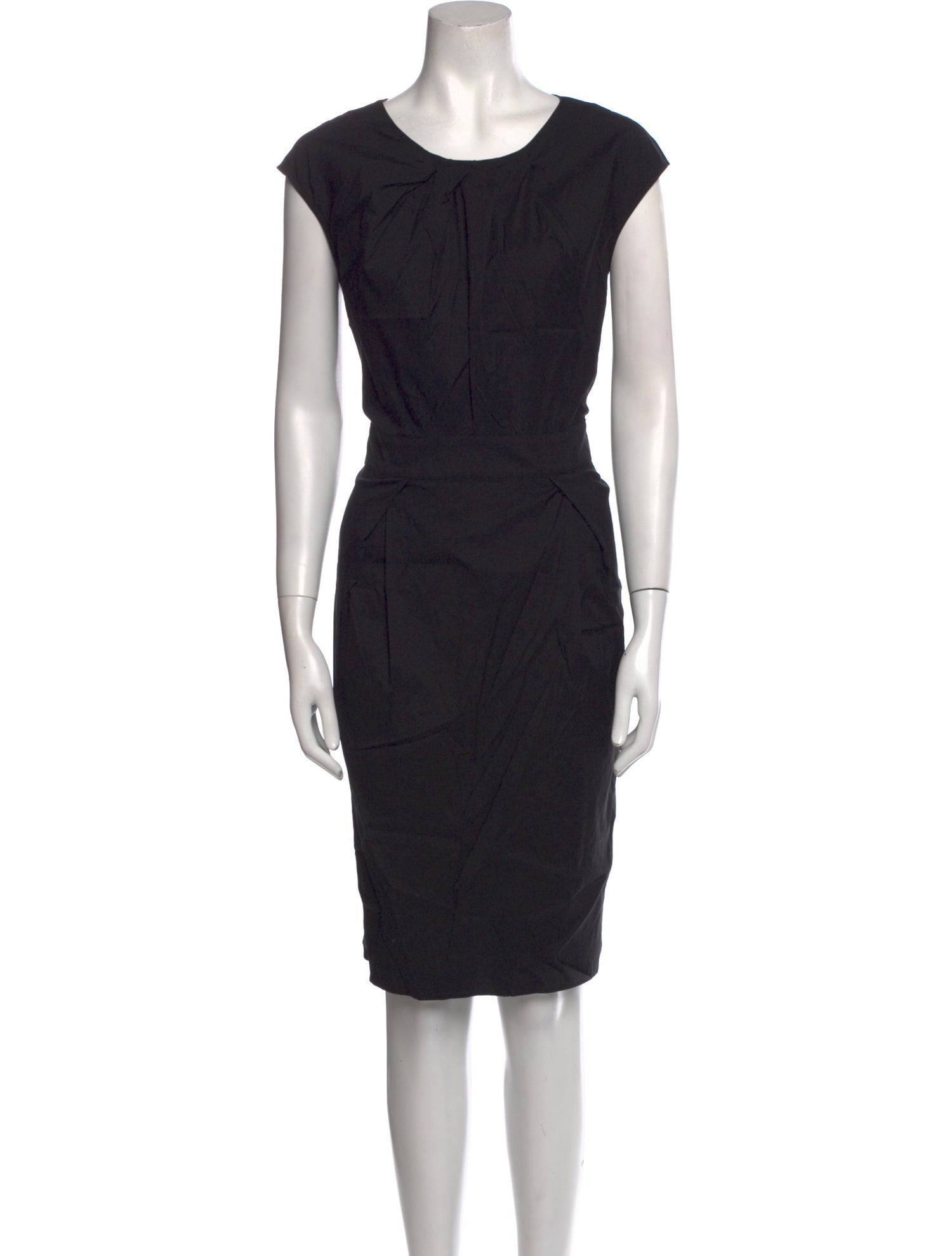Lafayette 148 Scoop Neck Knee-Length Dress