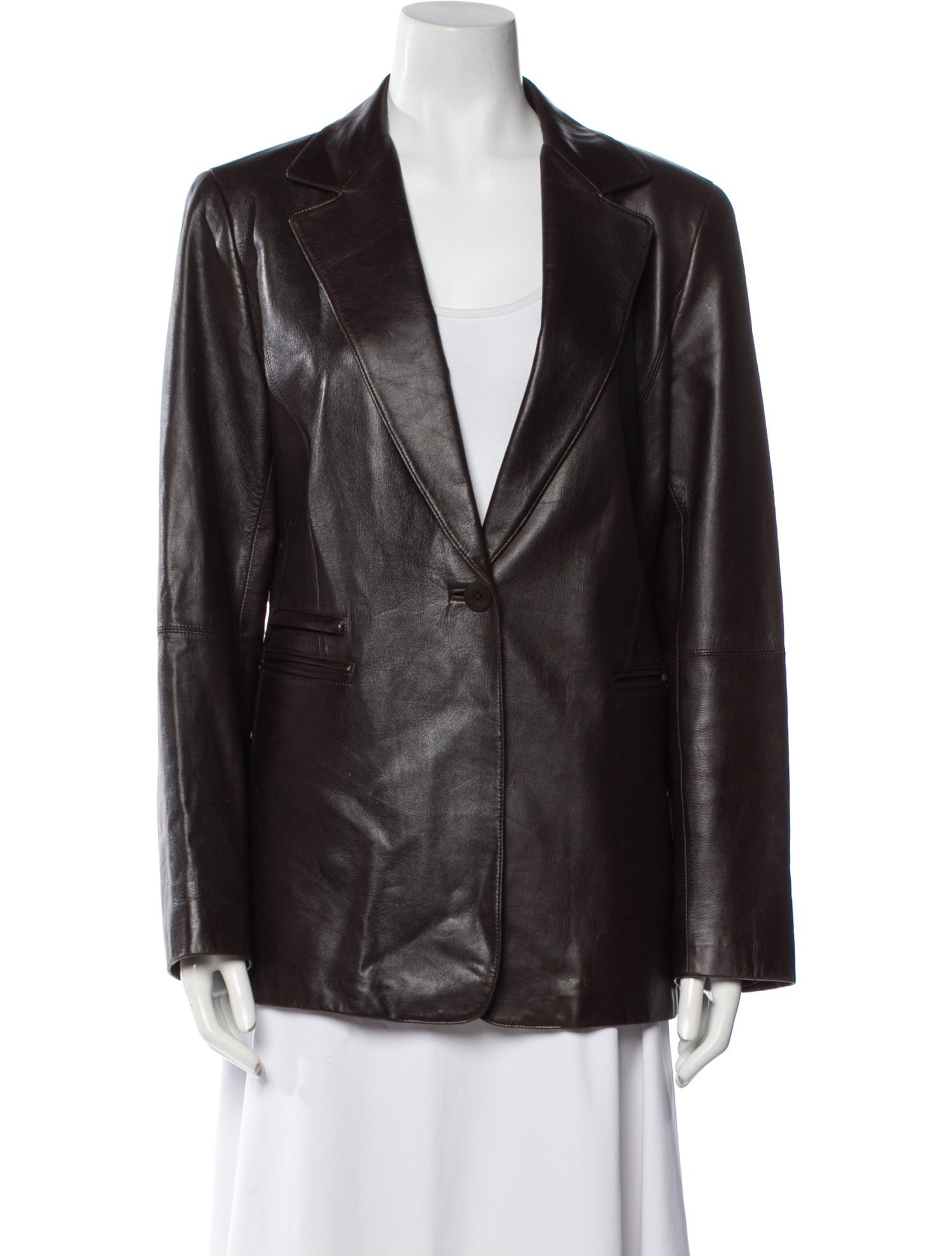 Lafayette 148 Leather Coat