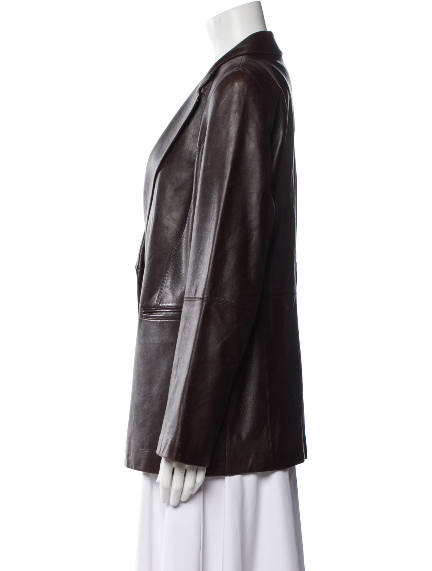 Lafayette 148 Leather Coat