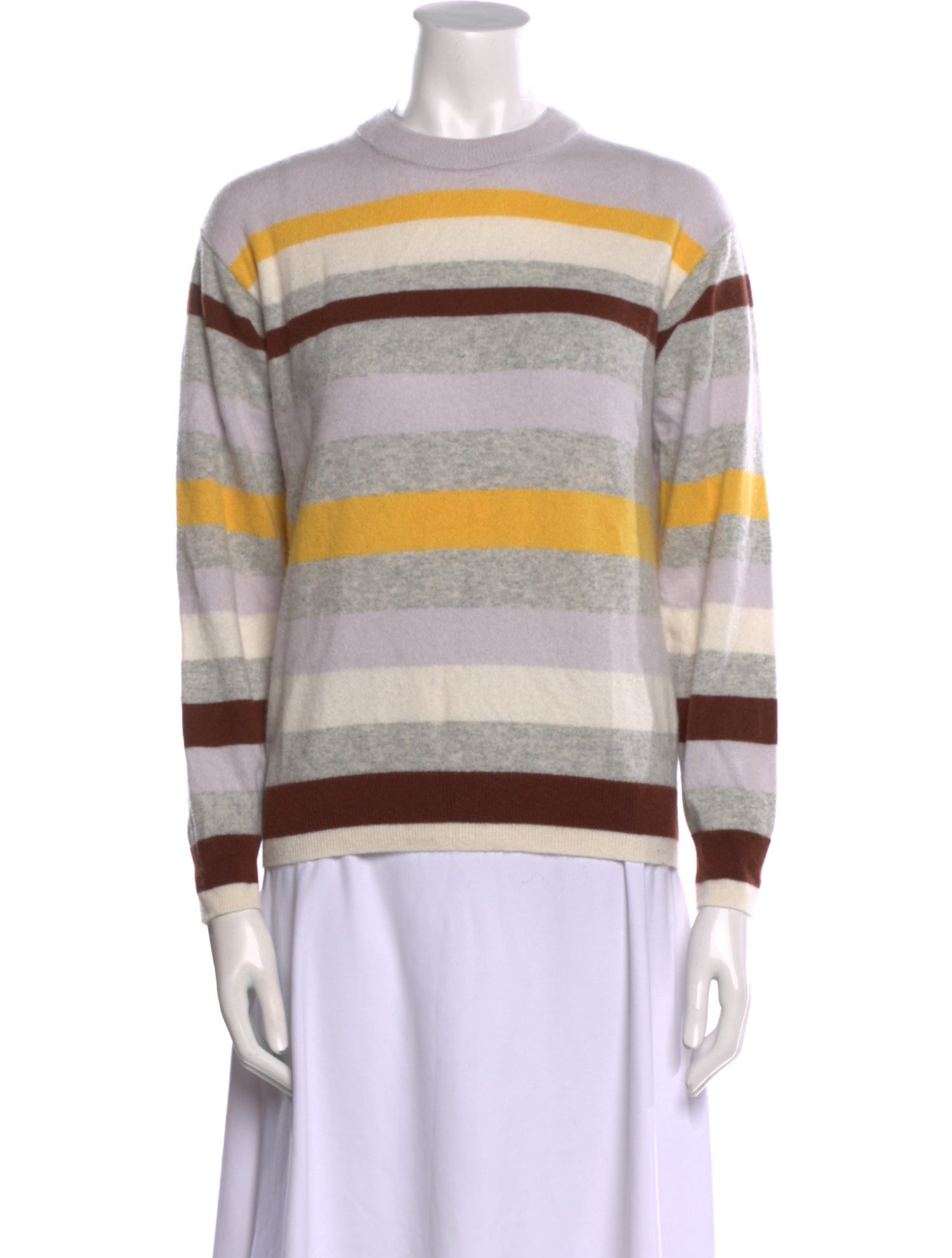 Lafayette 148 Cashmere Striped Sweater