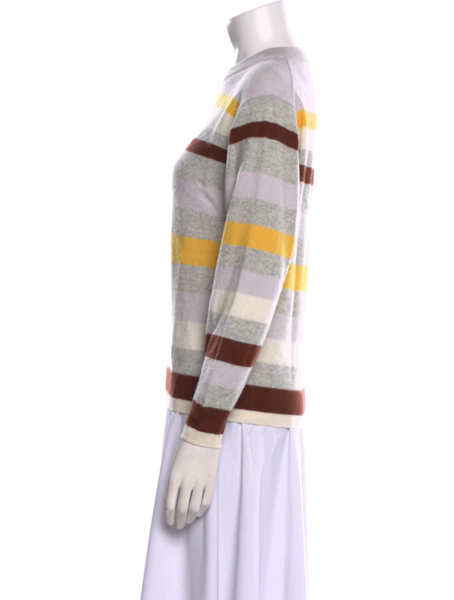 Lafayette 148 Cashmere Striped Sweater