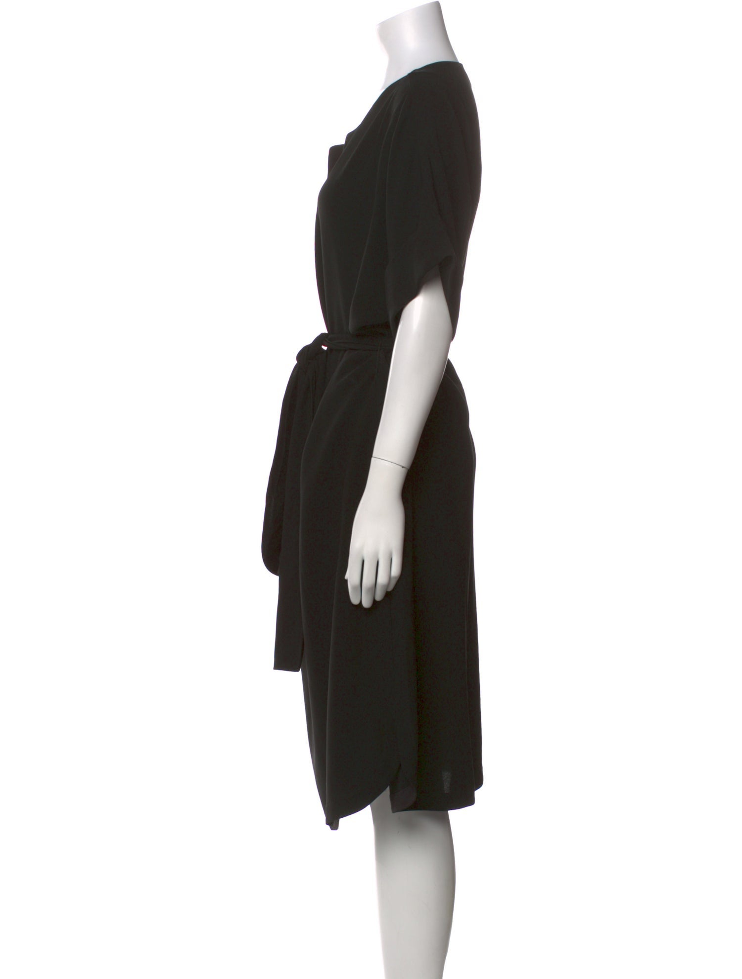 Lafayette 148 V-Neck Midi Length Dress