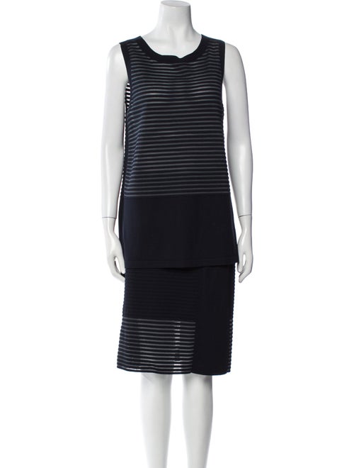 Lafayette 148 Striped Skirt Set