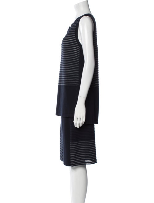 Lafayette 148 Striped Skirt Set