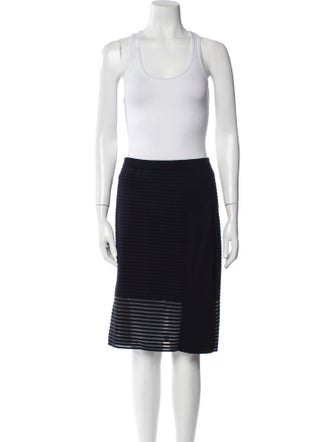 Lafayette 148 Striped Skirt Set