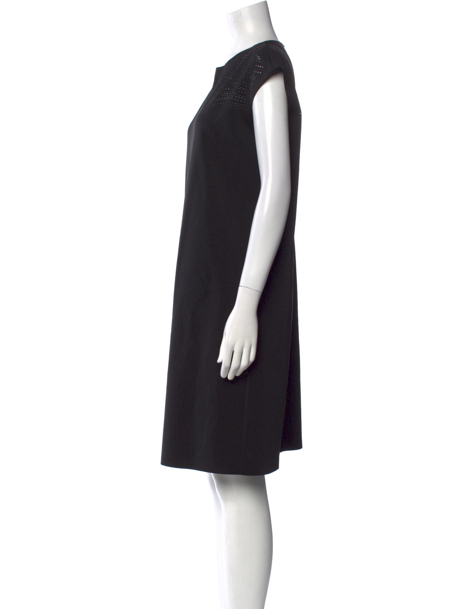 Lafayette 148 Crew Neck Knee-Length Dress
