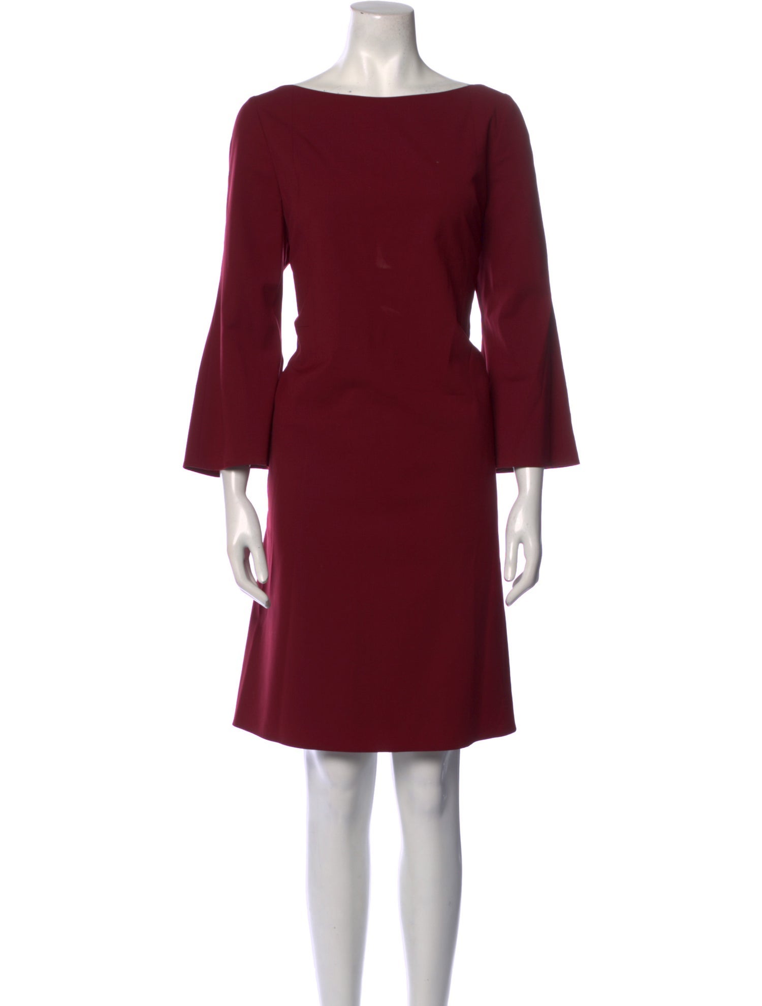 Lafayette 148 Bateau Neckline Knee-Length Dress