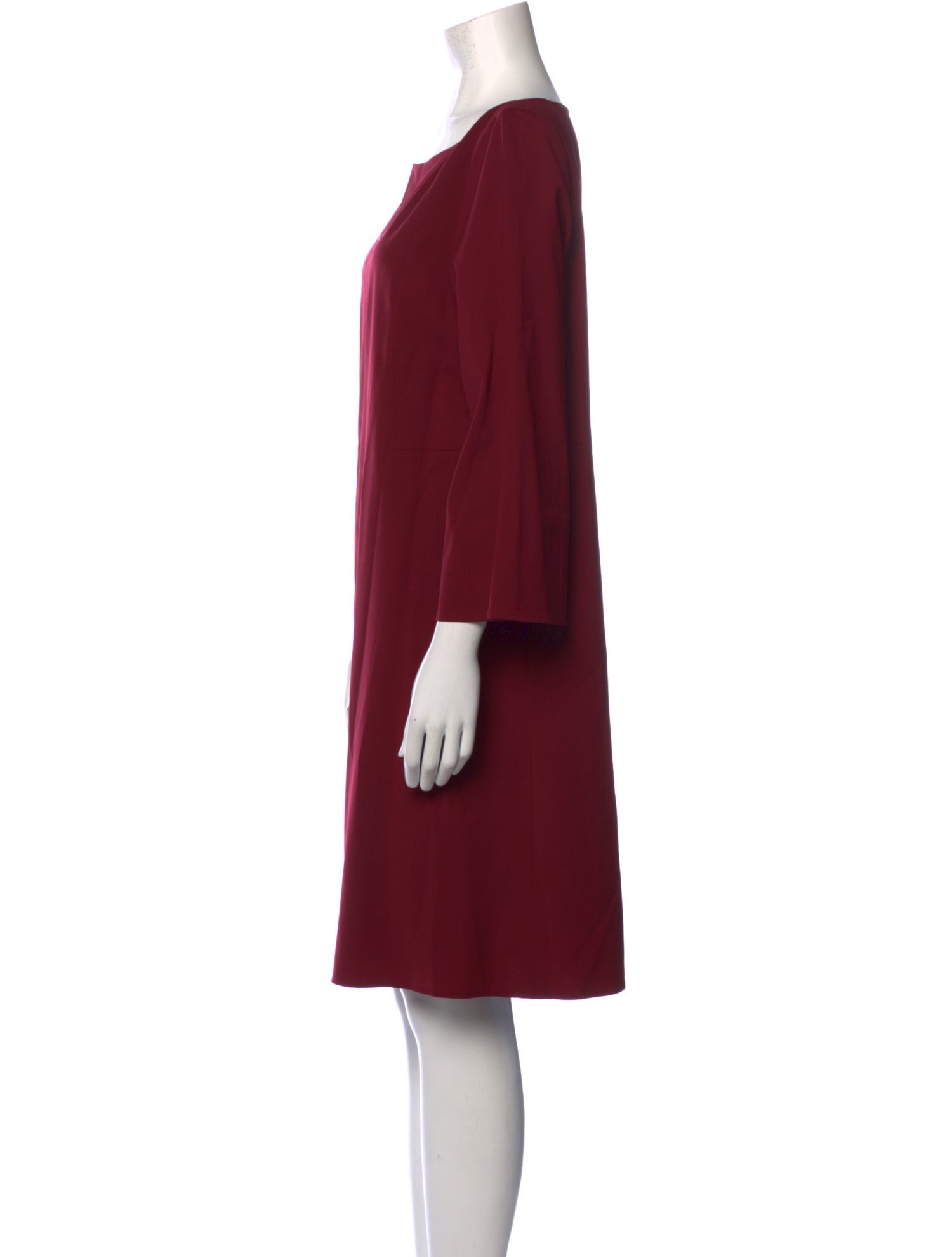 Lafayette 148 Bateau Neckline Knee-Length Dress