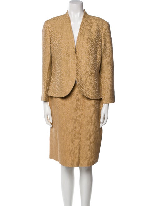 Lafayette 148 Printed Skirt Set