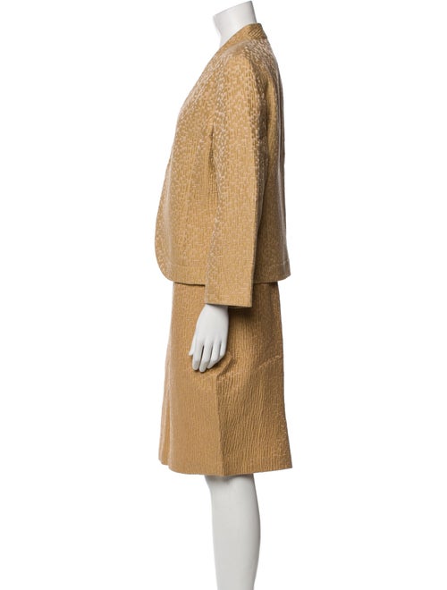 Lafayette 148 Printed Skirt Set