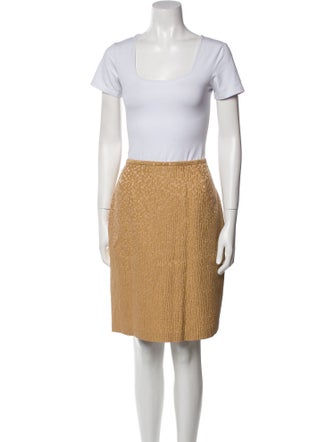 Lafayette 148 Printed Skirt Set