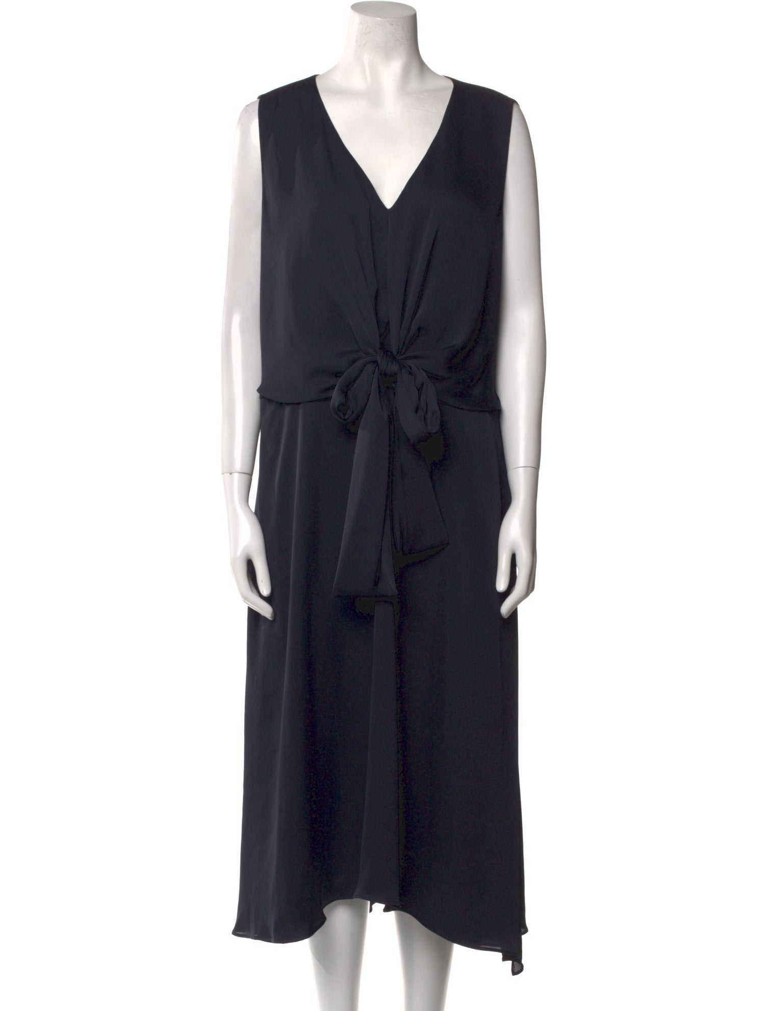Lafayette 148 V-Neck Long Dress w/ Tags