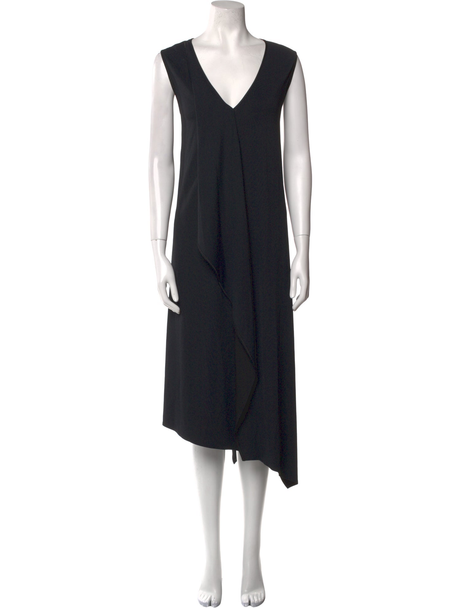 Lafayette 148 V-Neck Midi Length Dress w/ Tags