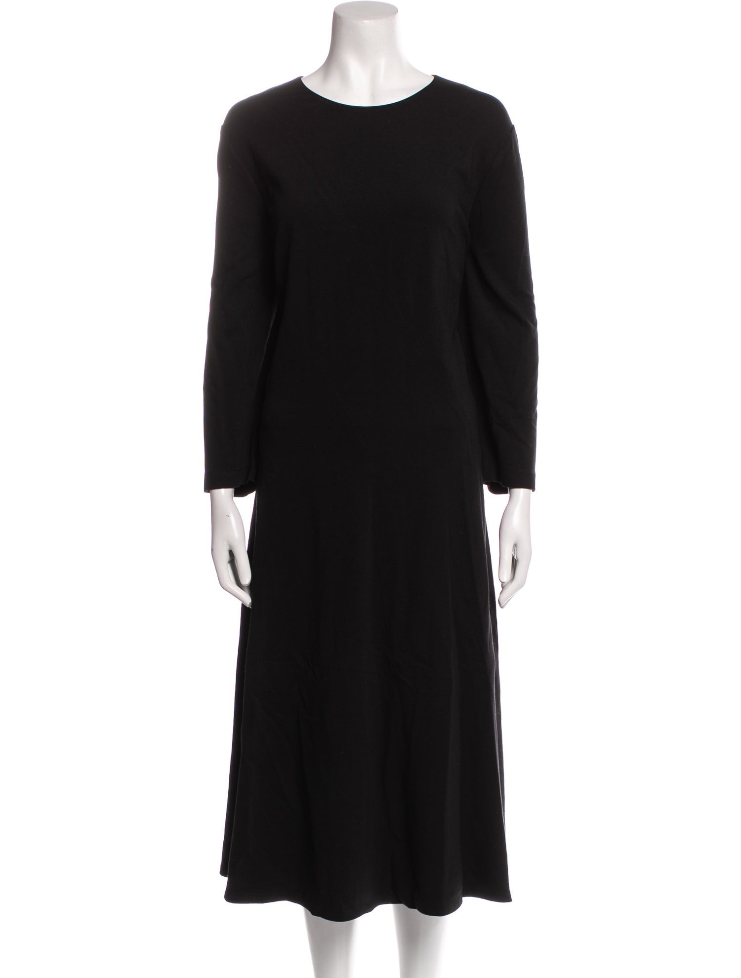 Lafayette 148 Scoop Neck Midi Length Dress