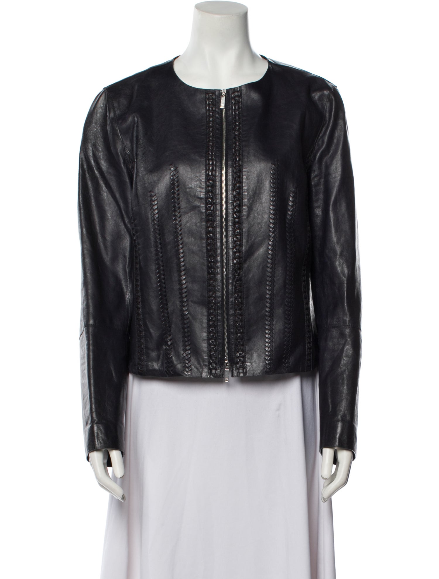 Lafayette 148 Leather Biker Jacket