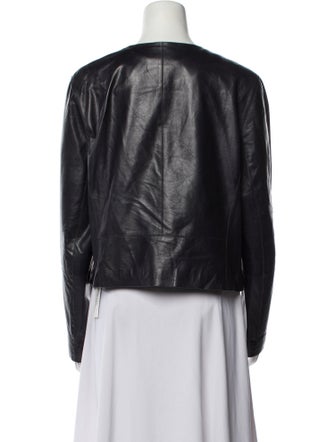 Lafayette 148 Leather Biker Jacket