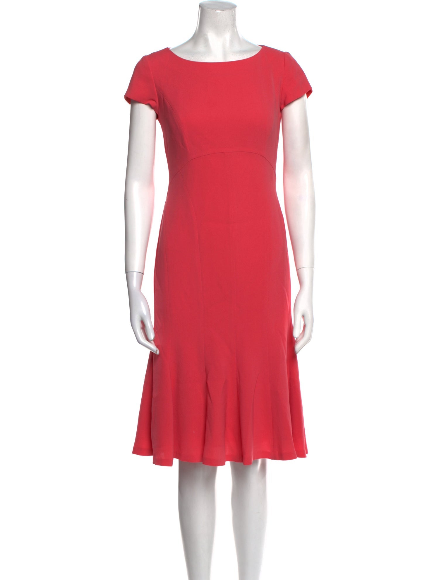 Lafayette 148 Bateau Neckline Knee-Length Dress