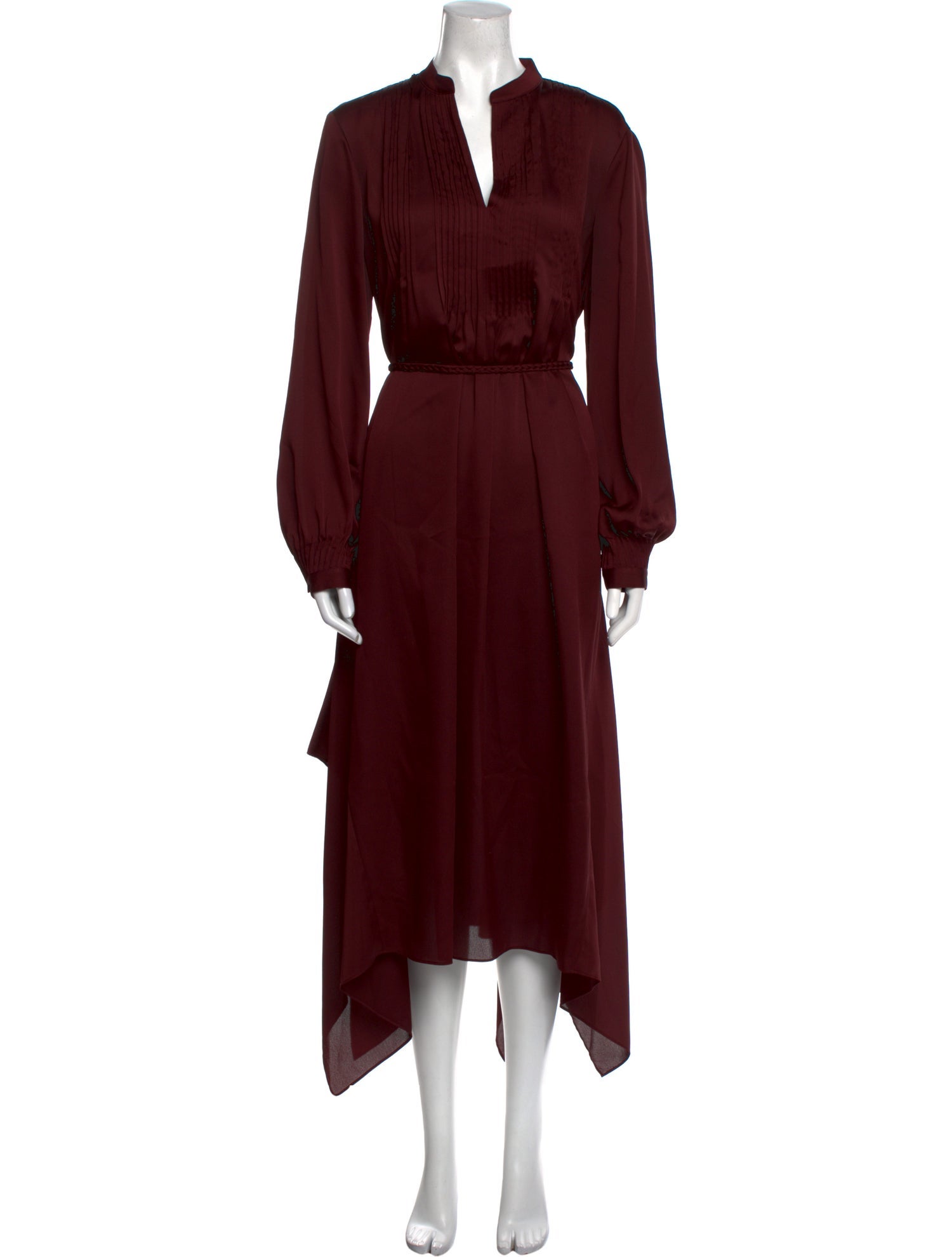 Lafayette 148 V-Neck Long Dress