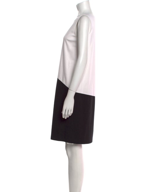 Lafayette 148 Colorblock Pattern Mini Dress