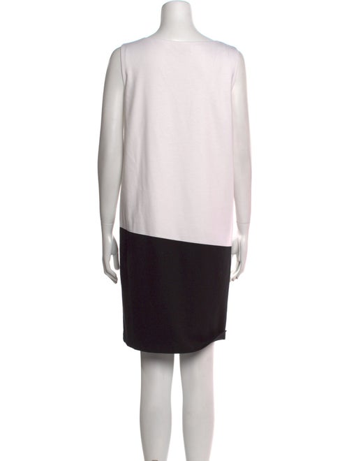 Lafayette 148 Colorblock Pattern Mini Dress