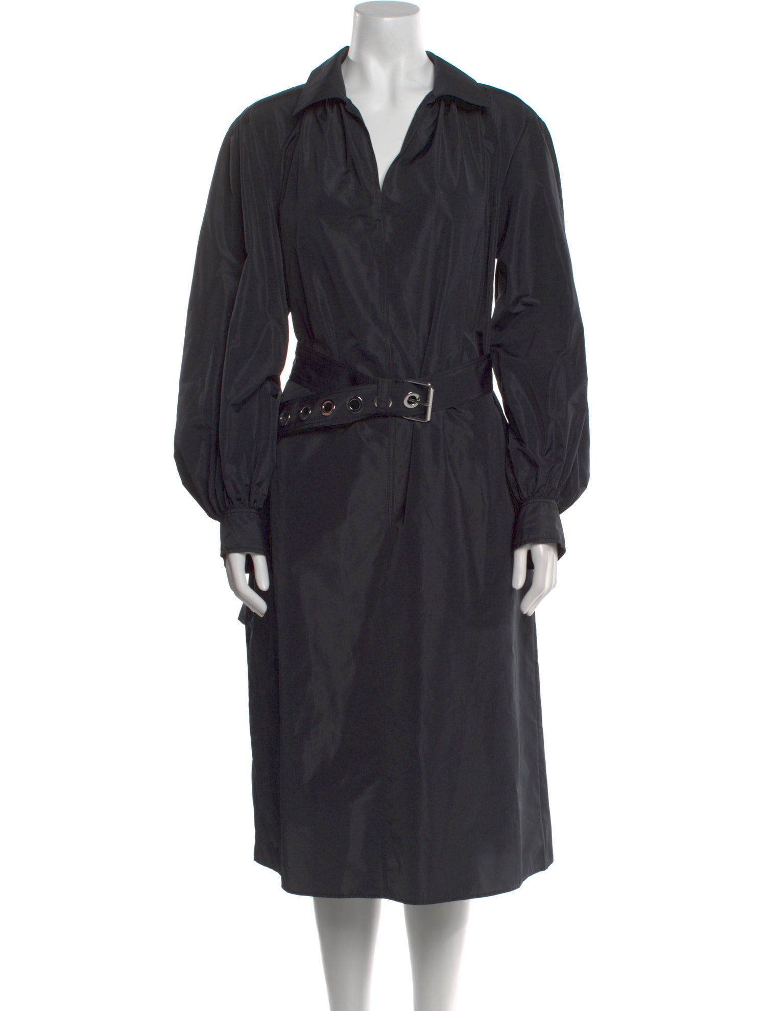 Lafayette 148 V-Neck Midi Length Dress