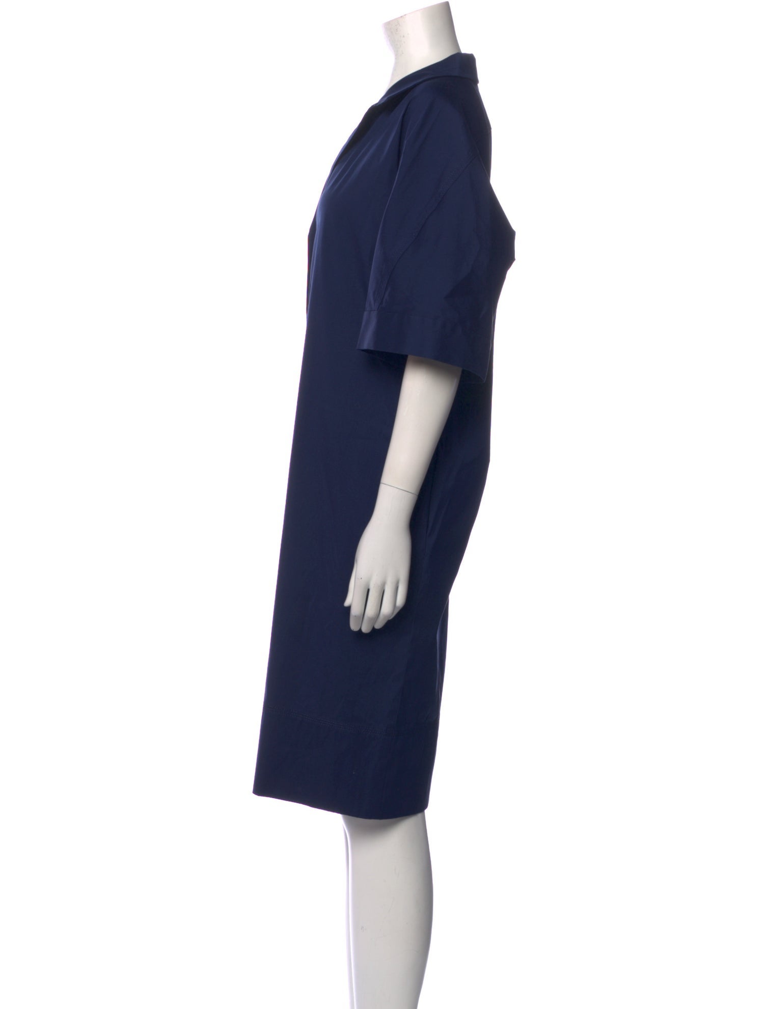 Lafayette 148 V-Neck Knee-Length Dress