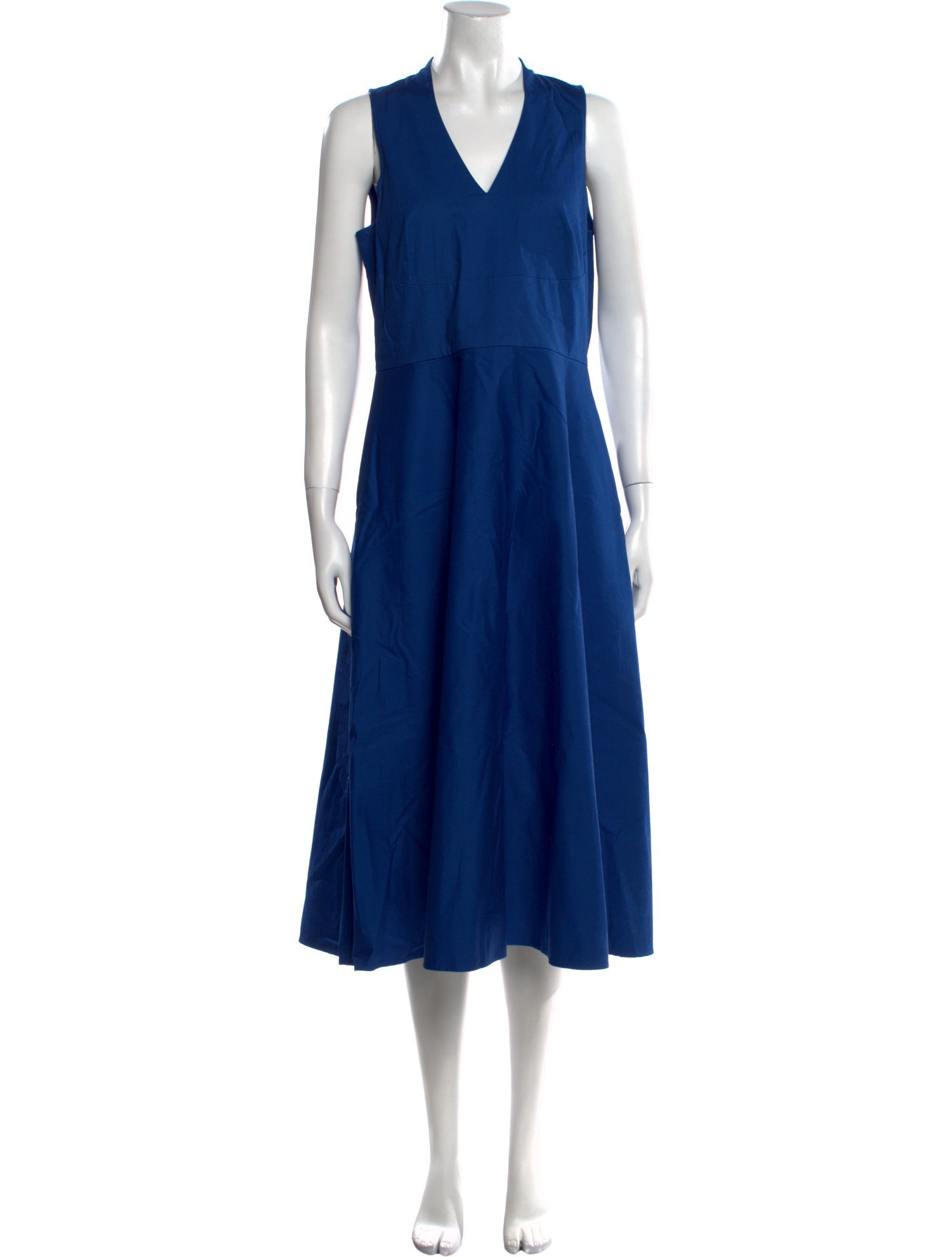 Lafayette 148 V-Neck Midi Length Dress