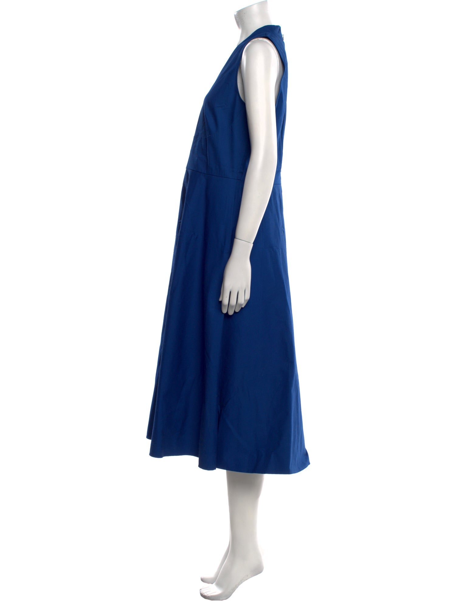 Lafayette 148 V-Neck Midi Length Dress