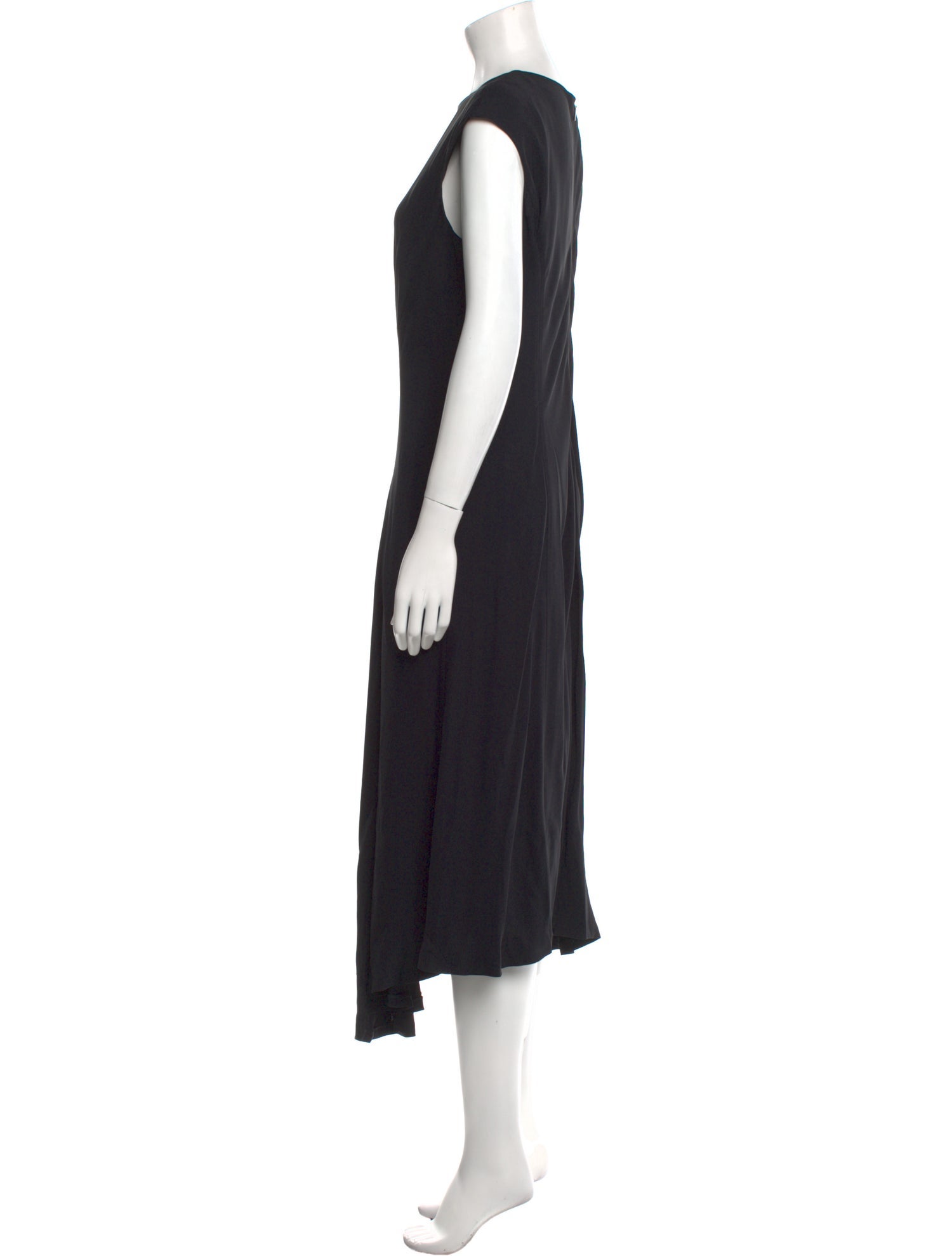 Lafayette 148 Crew Neck Long Dress