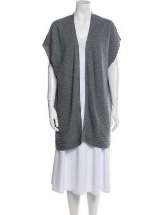 Lafayette 148 Wool Open Front Sweater