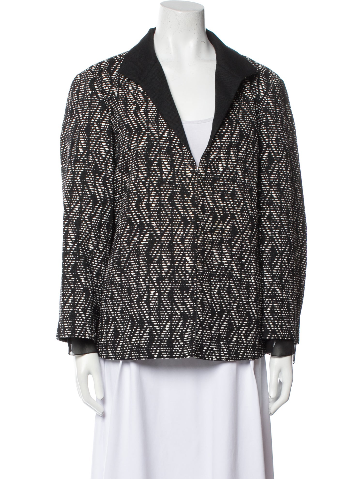 Lafayette 148 Tweed Pattern Blazer