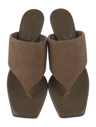 Lafayette 148 Suede Slides