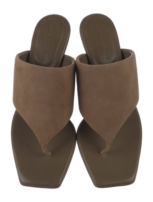 Lafayette 148 Suede Slides