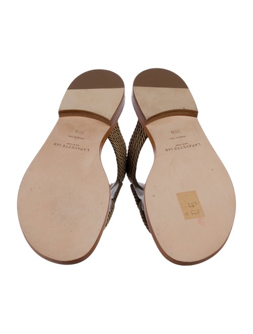 Lafayette 148 Leather Slides