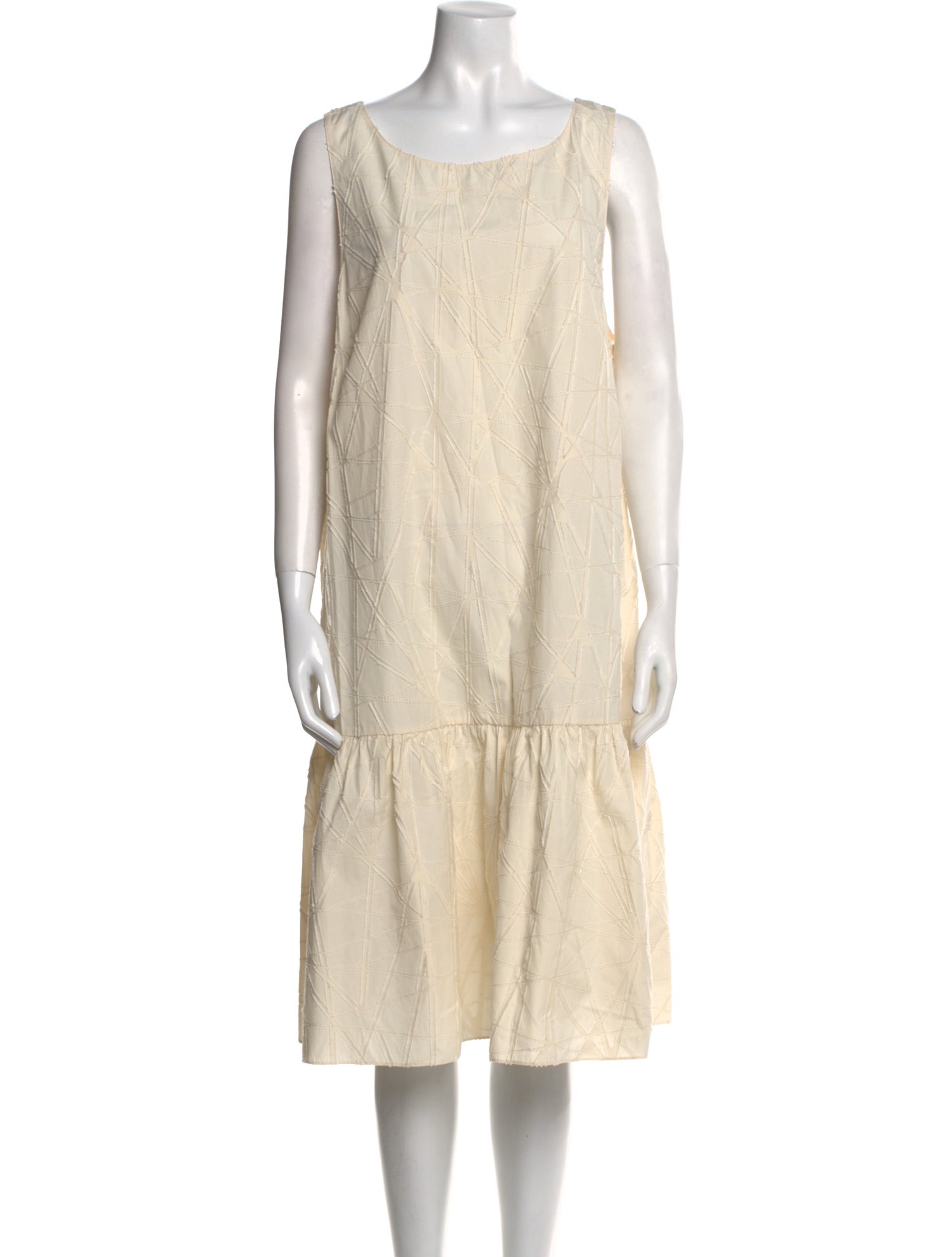 Lafayette 148 Scoop Neck Midi Length Dress w/ Tags