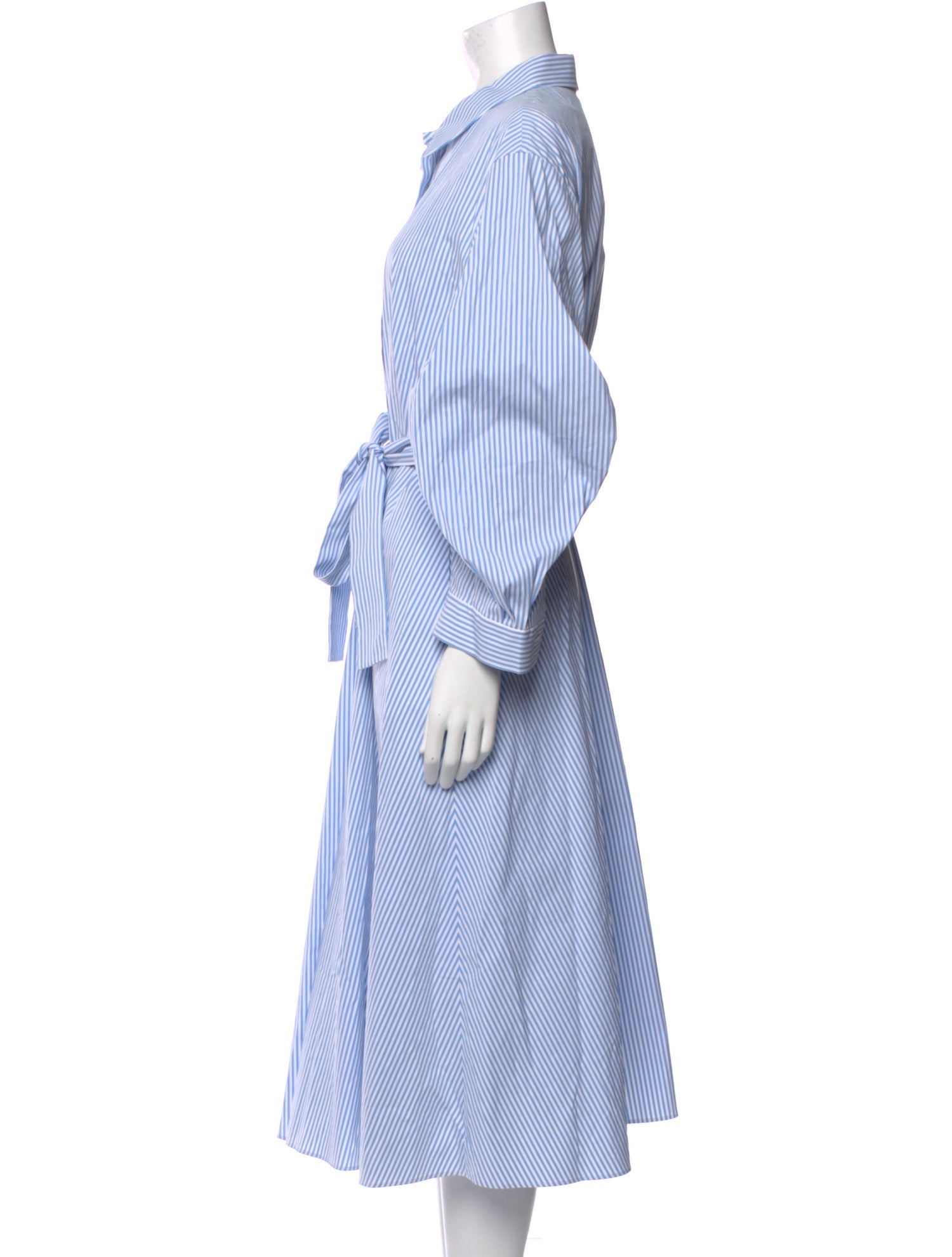 Lafayette 148 Striped Long Dress