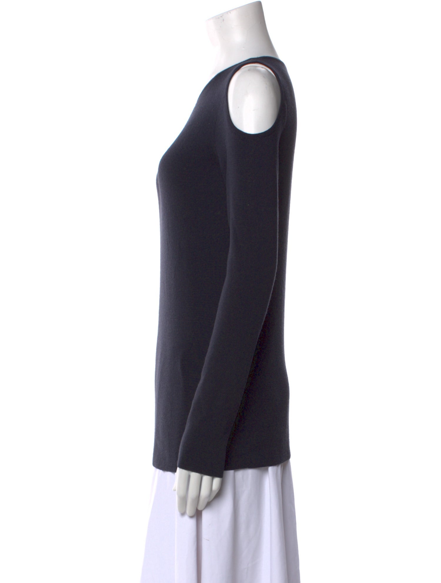 Lafayette 148 Wool Scoop Neck Sweater