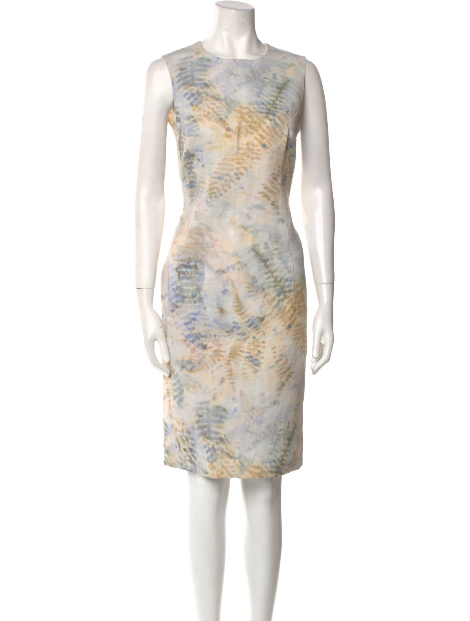 Lafayette 148 Printed Knee-Length Dress