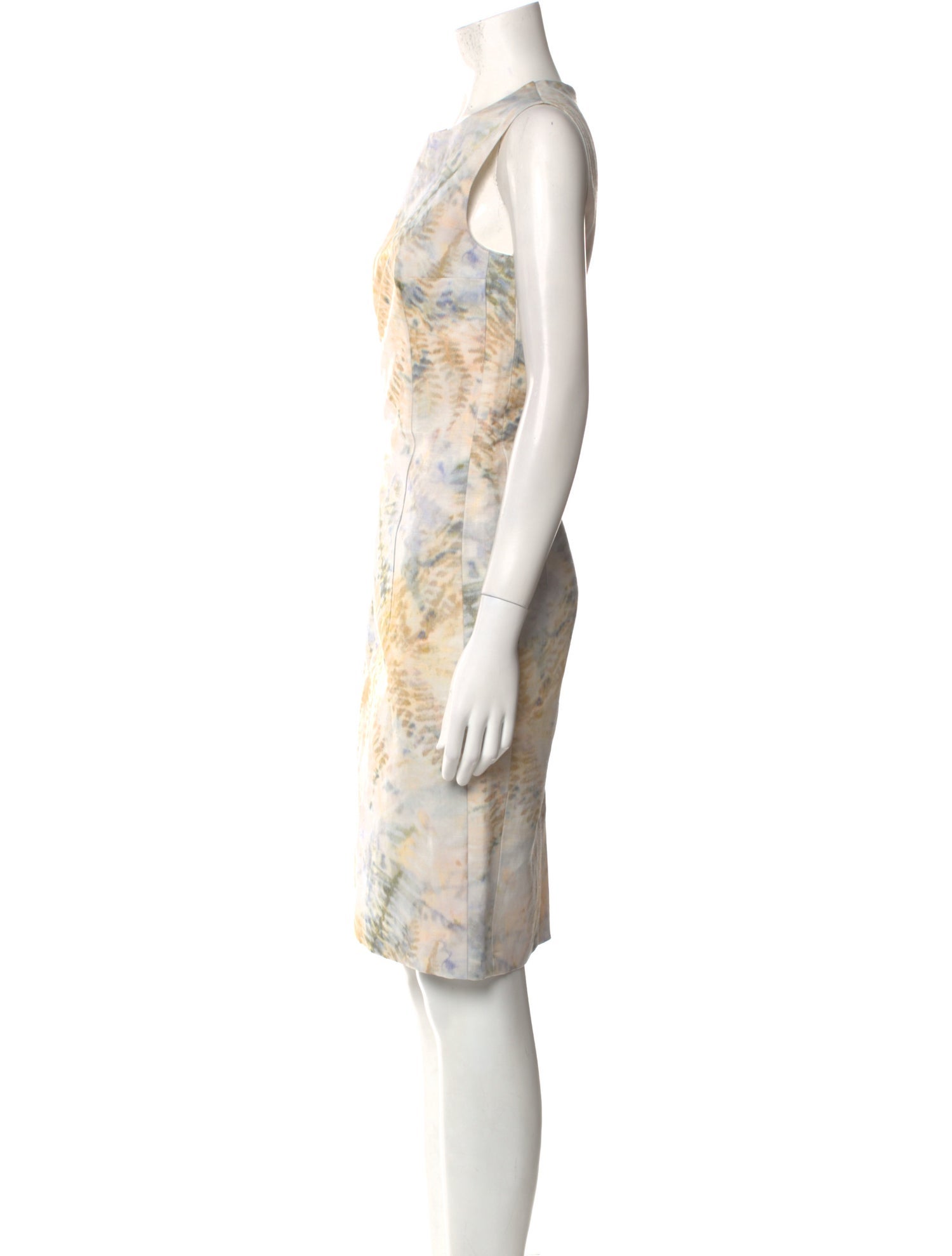 Lafayette 148 Printed Knee-Length Dress