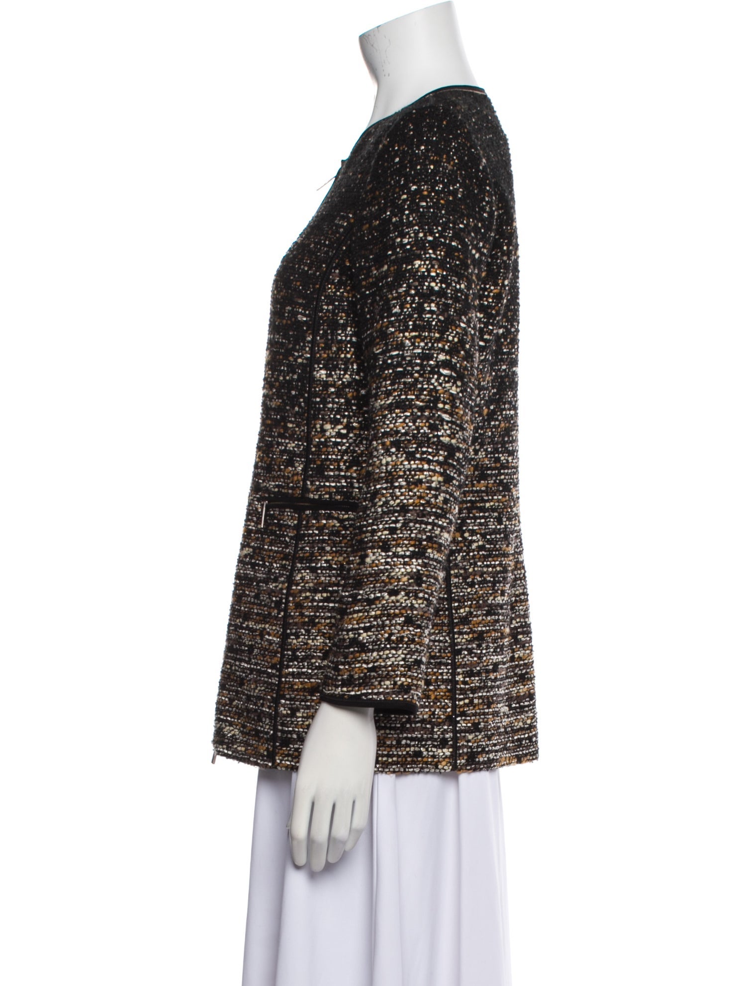 Lafayette 148 Tweed Tweed Pattern Evening Jacket